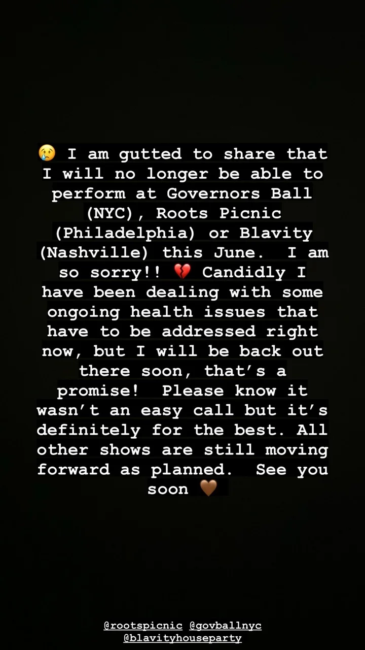 Victoria Monet issues apology after latest cancellation