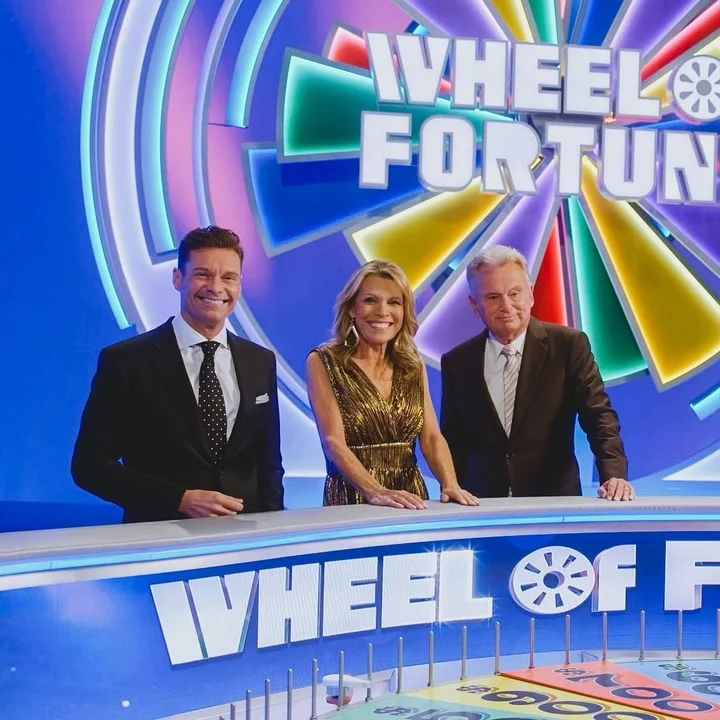 Ryan Seacrest shares a pic with Pat Sajak and Vanna White