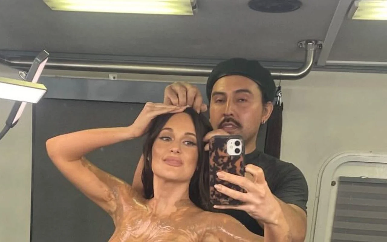 Kacey Musgraves Has Her Body Painted as She Strips Off Her Clothes for New Project
