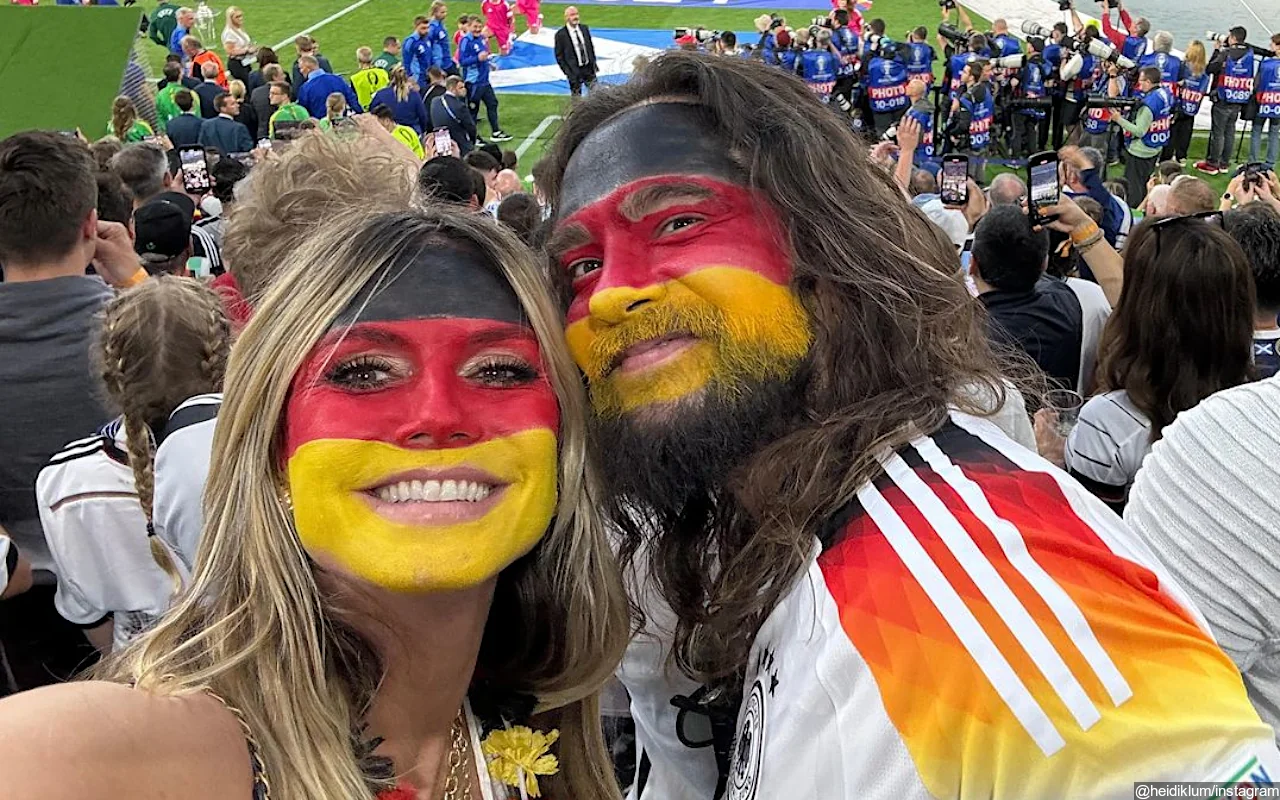 Heidi Klum Goes Incognito in Face Paint to Support Germany at UEFA Euro 2024 Kickoff