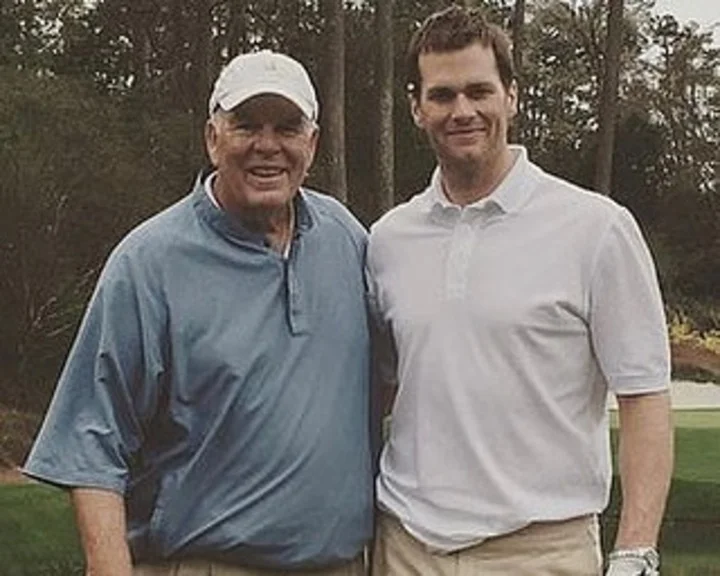 Tom Brady and his father