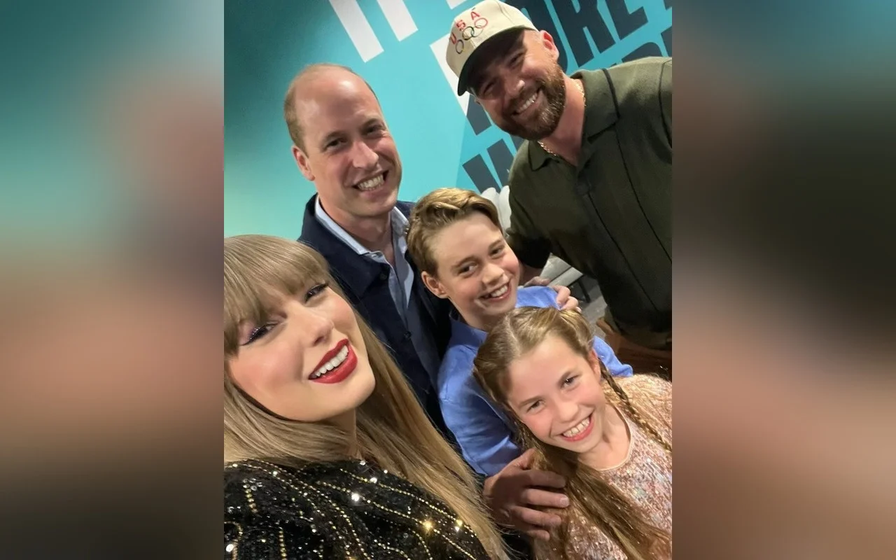 Taylor Swift Goes IG Official With Travis Kelce, Takes Selfie With Prince William and His Kids