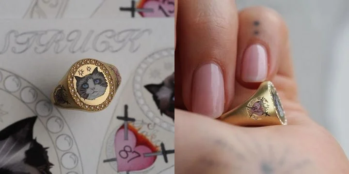 Gigi Hadid's custom ring for Taylor Swift