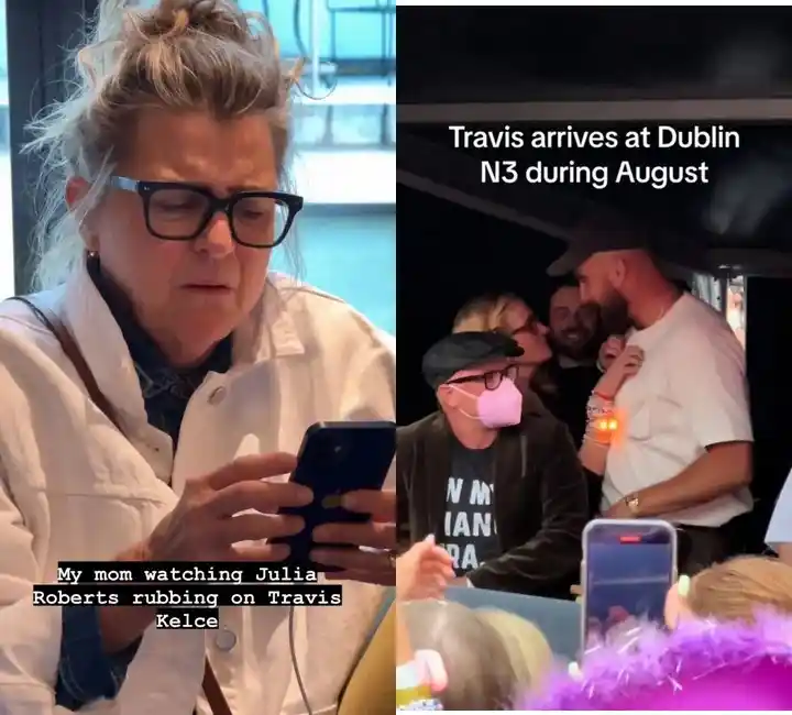Nikki Glaser's mom reacts to Julia Roberts' encounter with Travis Kelce