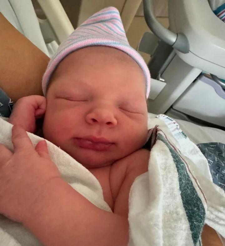 Maksim Chmerkovskiy and Peta Murgatroyd introduce newborn baby boy