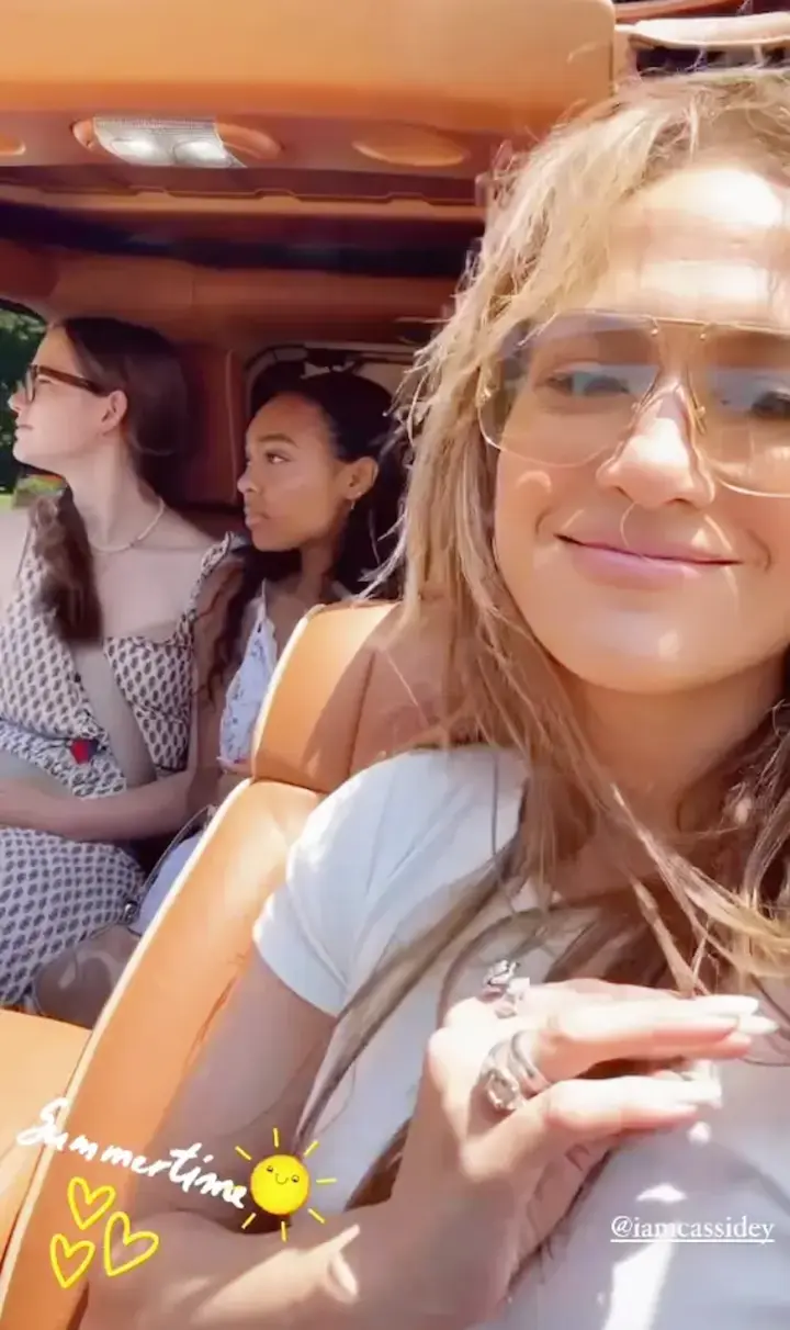Jennifer Lopez and stepdaughter Violet