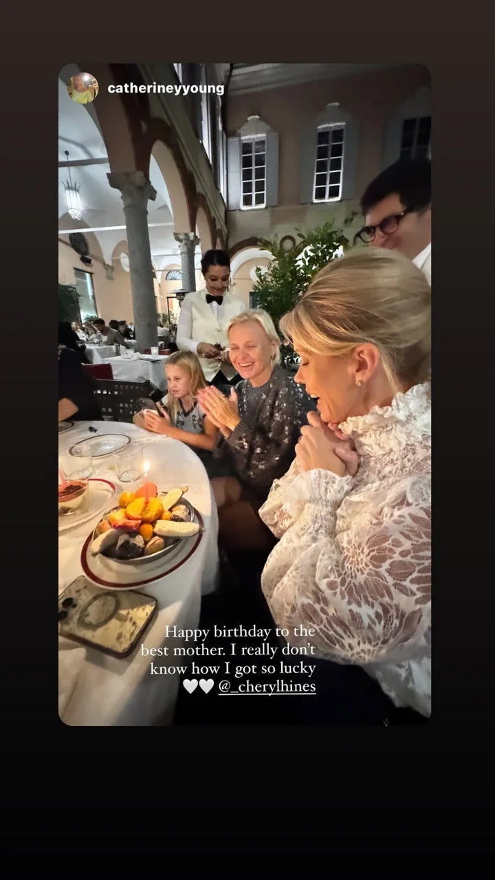 Cheryl Hines spends her birthday in Milan amid husband's scandal