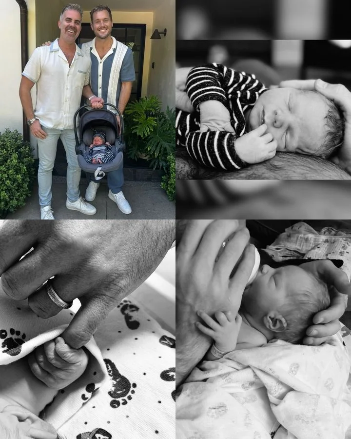 Colton Underwood and husband welcome a baby boy