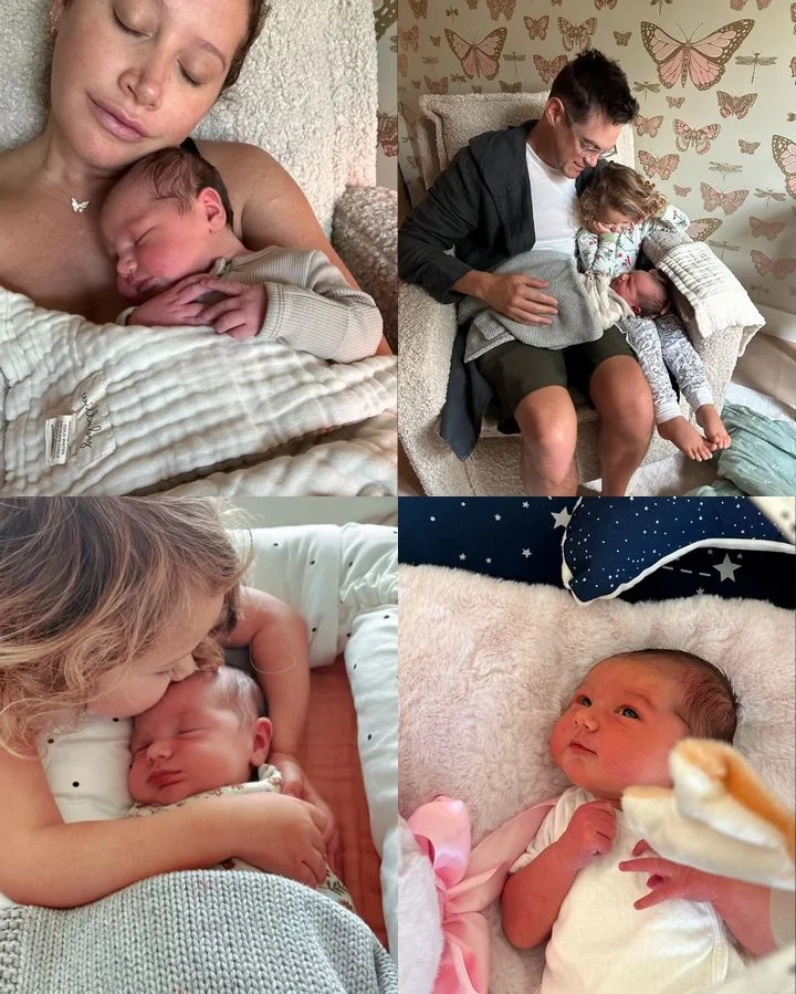 Ashley Tisdale shares adorable photos of newborn