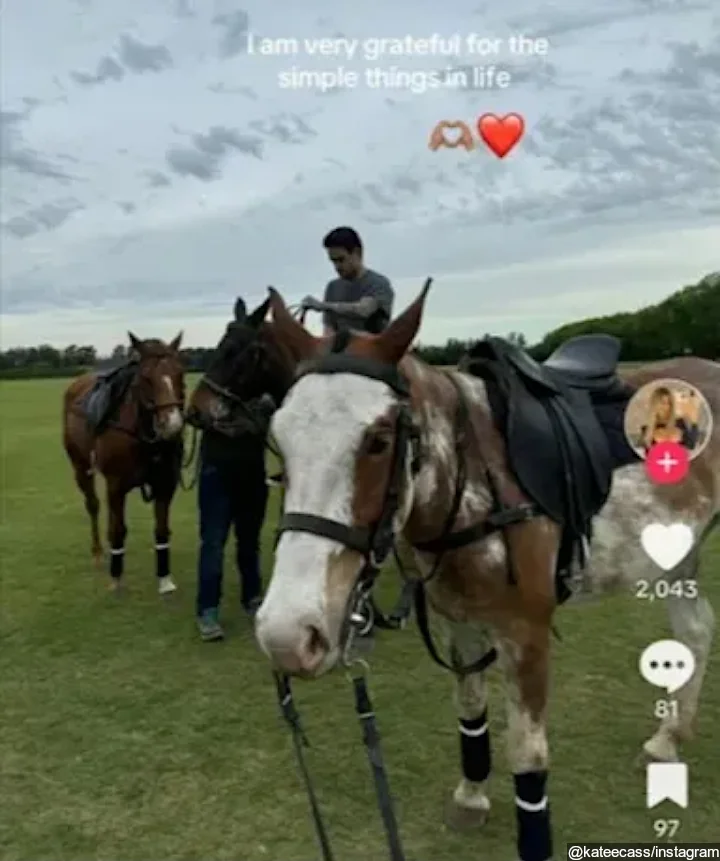 Kate Cassidy's TikTok post