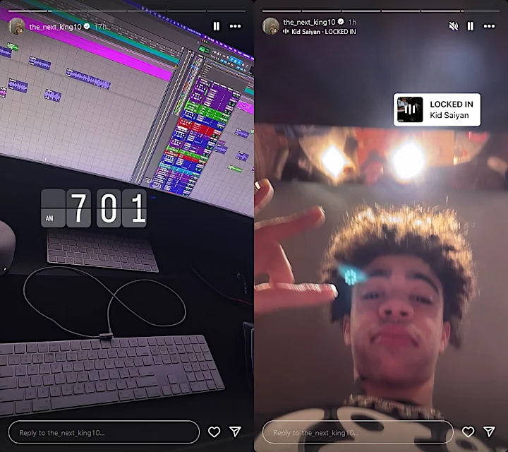 King Harris' IG Stories