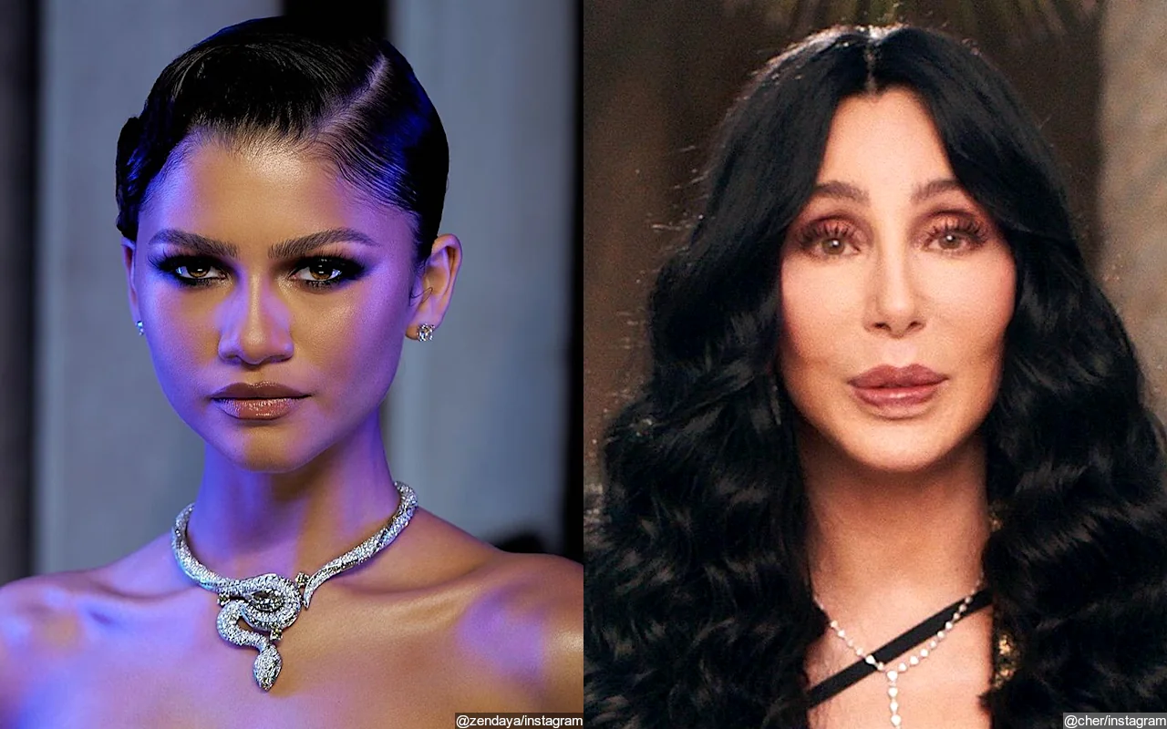 Zendaya Pays Homage to Cher in Dazzling Gold Dress at Rock and Roll Hall of Fame Induction