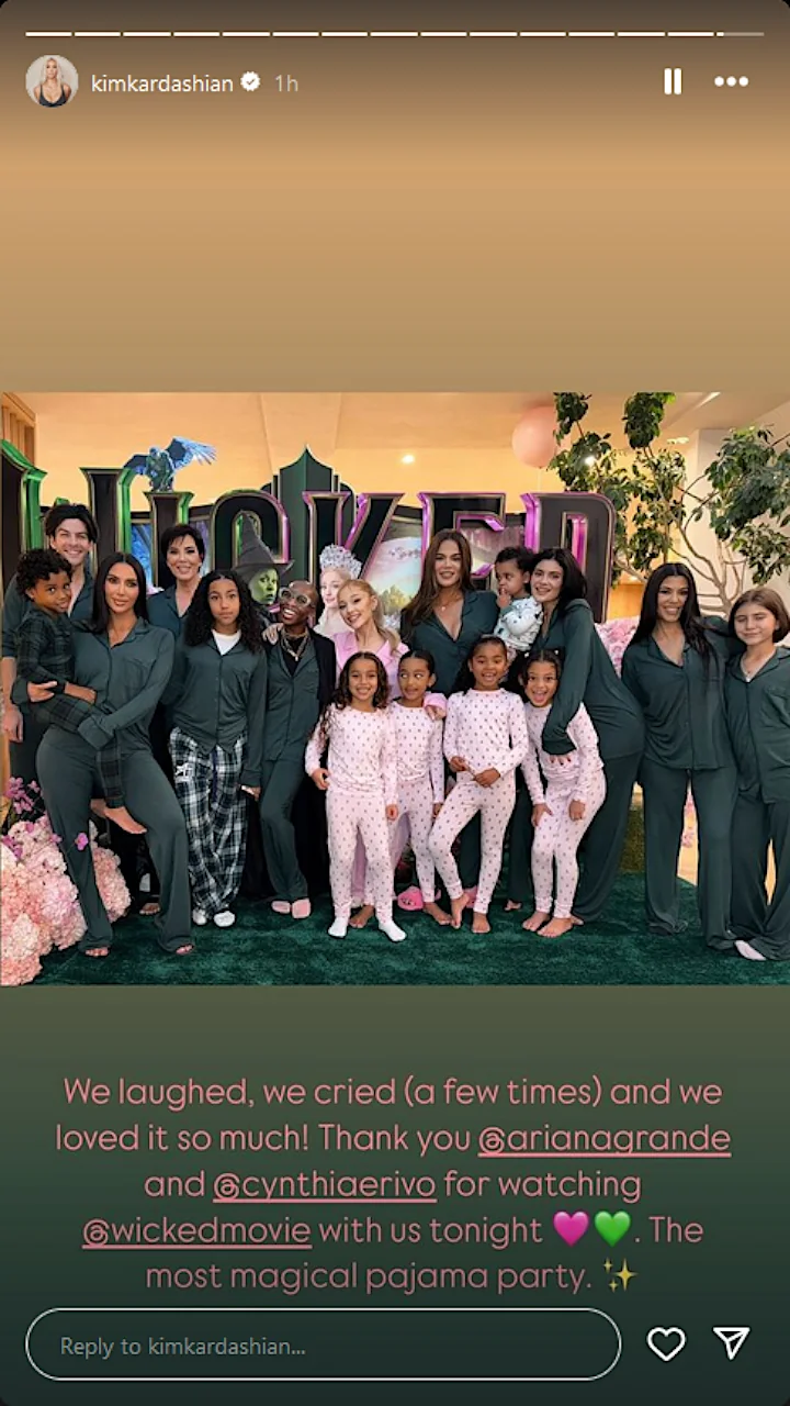 Kim Kardashian's IG Story