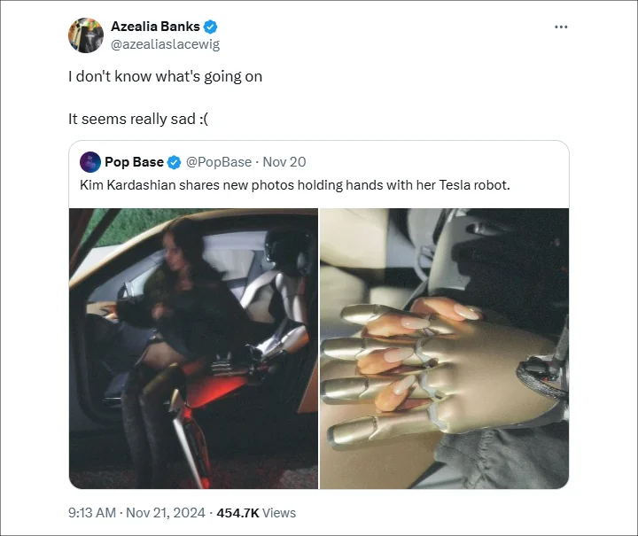 Azealia Banks' tweet