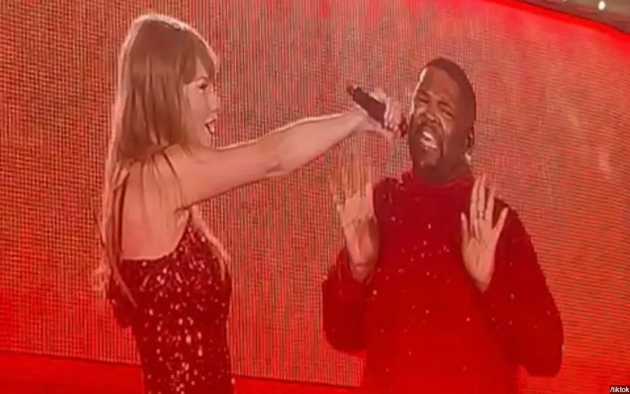 Taylor Swift's 'Eras Tour' Dancer Makes Her Laugh With 'Schitt's Creek' Joke Onstage