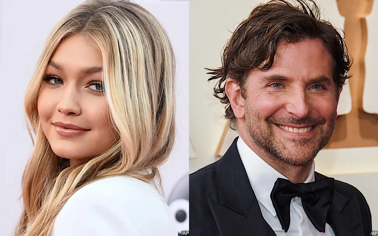 Gigi Hadid and Bradley Cooper Twinning in Stripes During Dinner Date With Her Dad