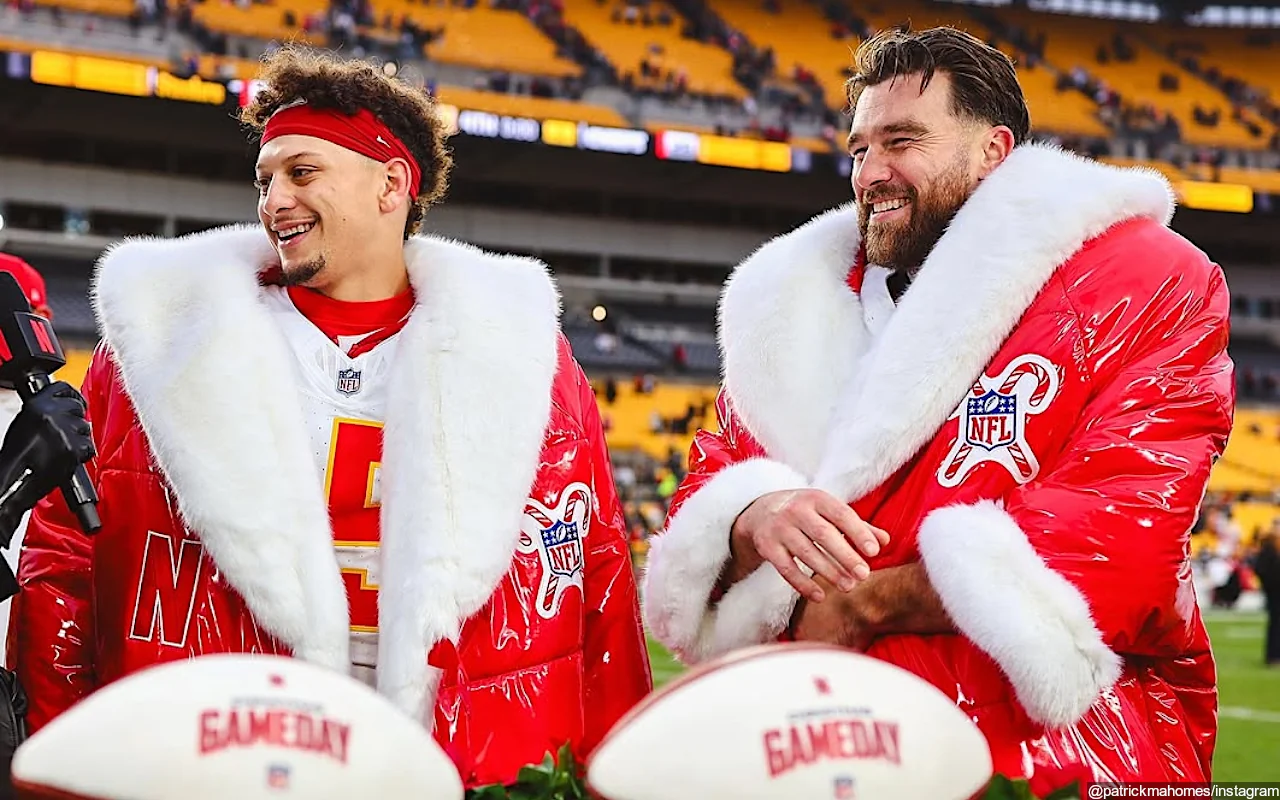 Travis Kelce and Patrick Mahomes Decked Out for Christmas After Chiefs Win