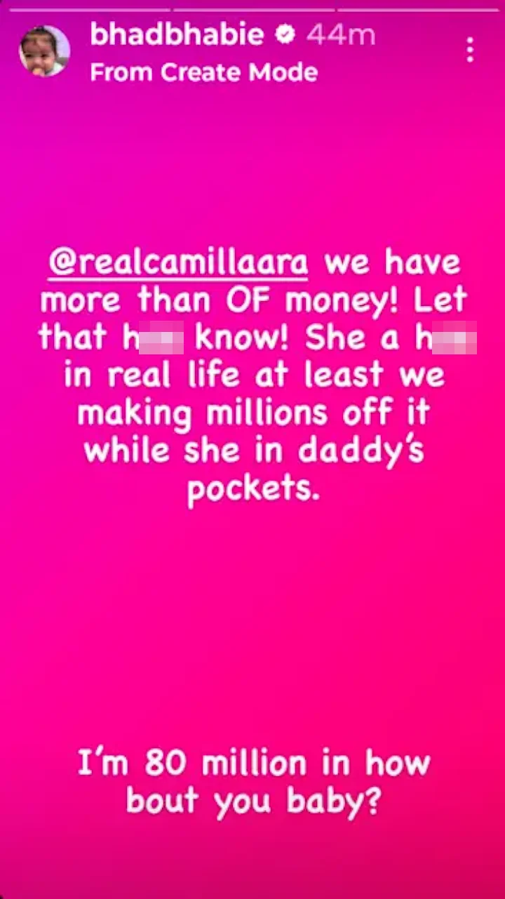 Bhad Bhabie's IGS