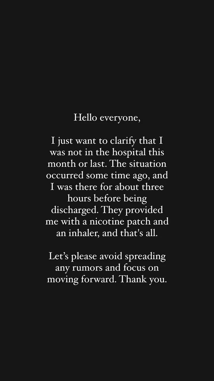Alabama Barker clarifies rumors of hospitalization