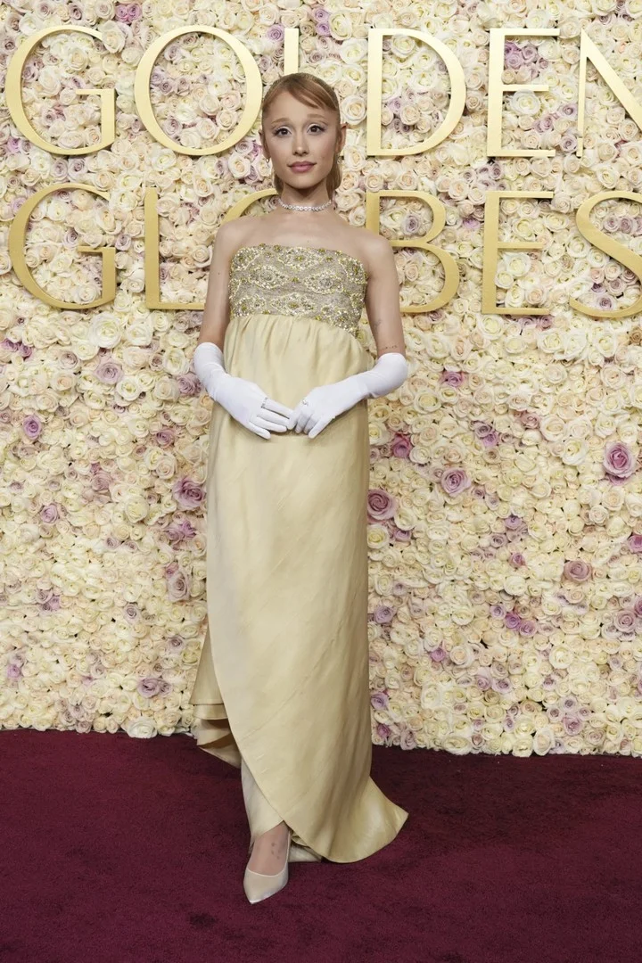 Ariana Grande at Golden Globes 2025