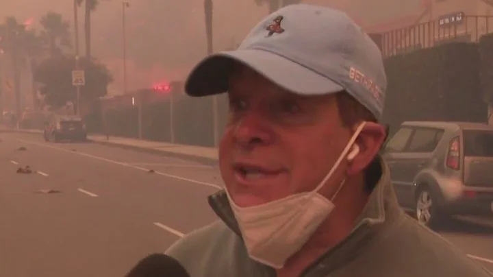 Steve Guttenberg helps firefighters amid wildfires