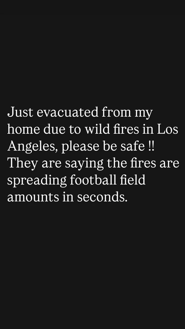 Alabama Barker reveals evacuation from wildfires