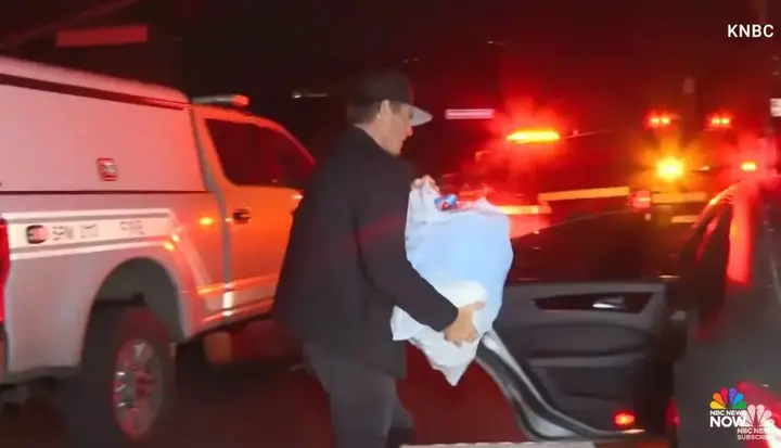 Dennis Quaid packed his belongings for evacuation