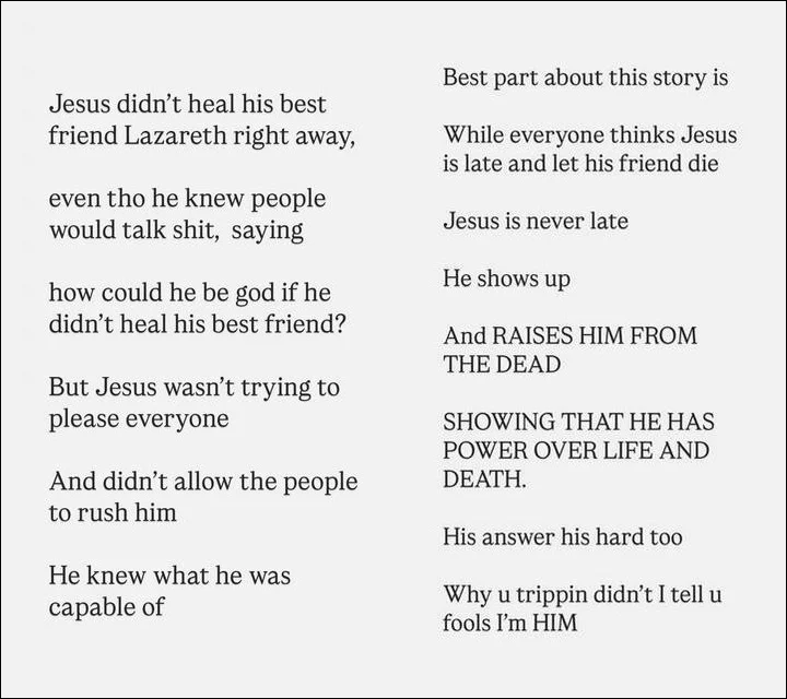 Justin Bieber shares biblical messages