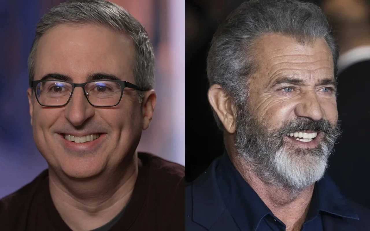 John Oliver Takes a Dig at Mel Gibson Over Actor's Attempt to Restore His Gun Rights