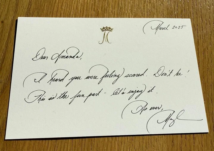 Meghan Markle's handwritten letter