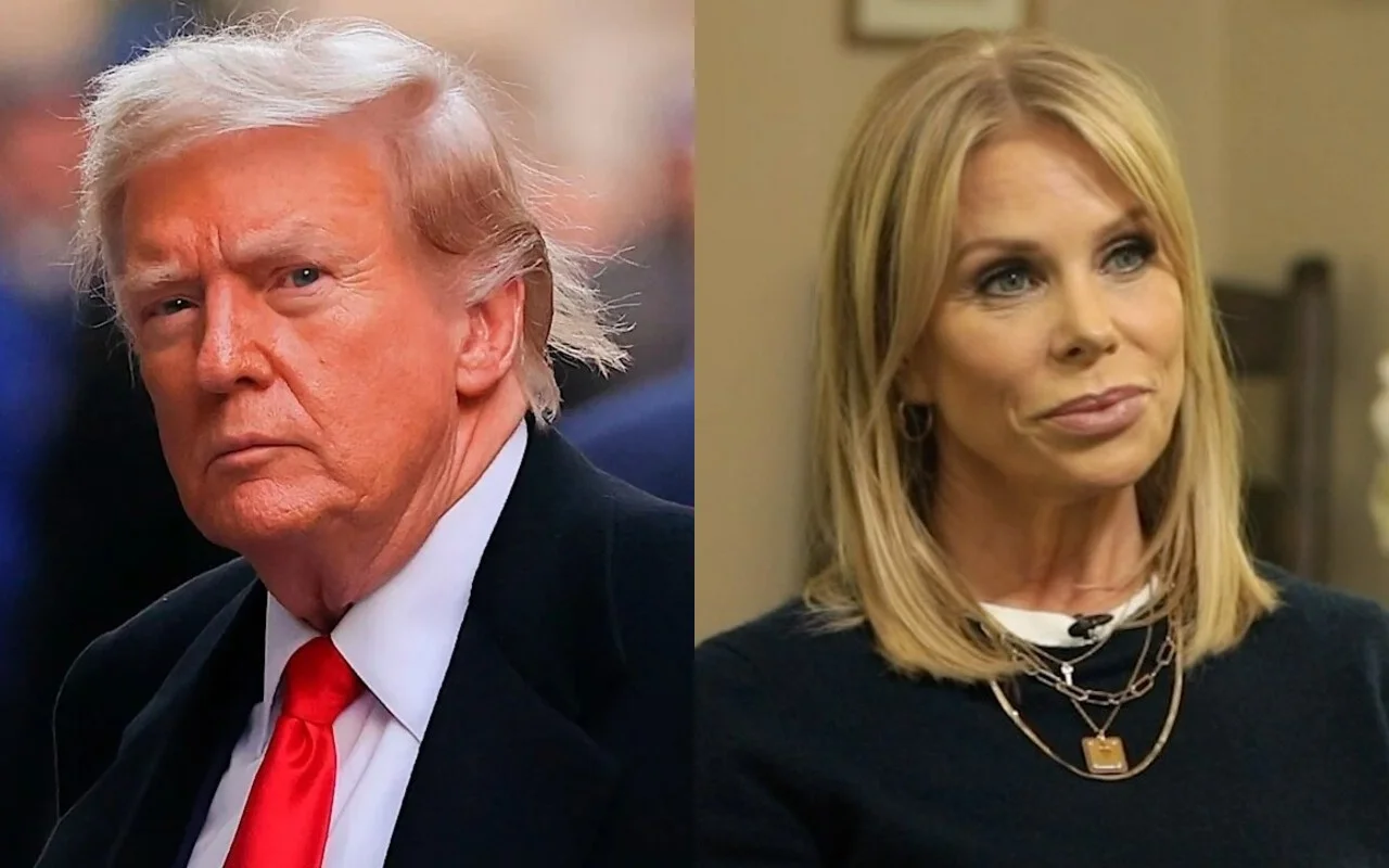 Donald Trump Greets Cheryl Hines After Initial Snub at UFC 314