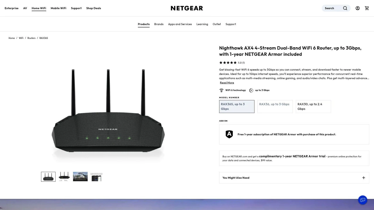 NETGEAR home networking router