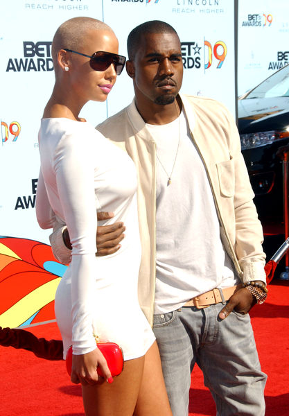 Amber Rose, Kanye West<br>2009 BET Awards - Arrivals