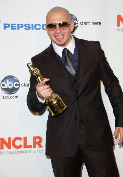 Pitbull<br>2009 NCLR ALMA Awards - Press Room