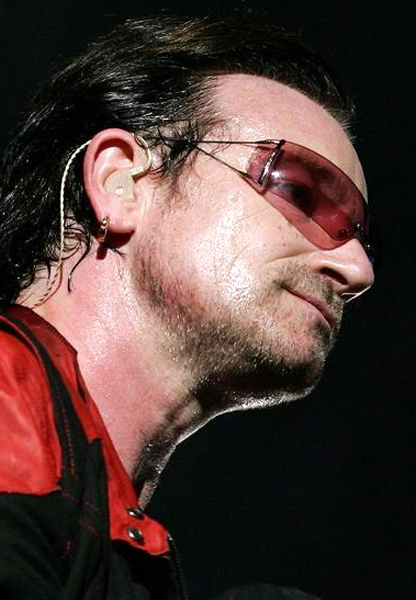 Bono<br>U2 in Concert Live in Rome on Their 2005 Vertigo Tour