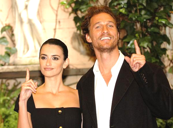 Matthew McConaughey, Penelope Cruz<br>Sahara Movie Photocall at the Hotel Eden in Italy