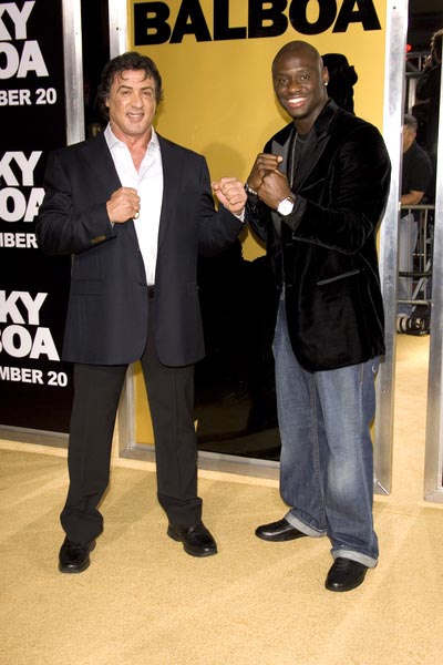 Sylvester Stallone, Antonio Tarver<br>World Premiere of Rocky Balboa