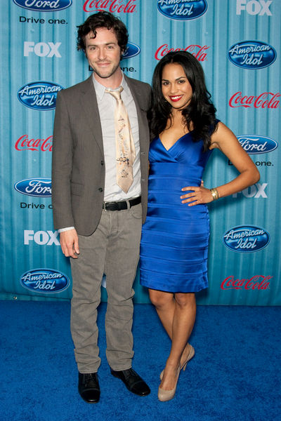 Brendan Hines, Monica Raymund<br>American Idol Top 13 Party - Arrivals