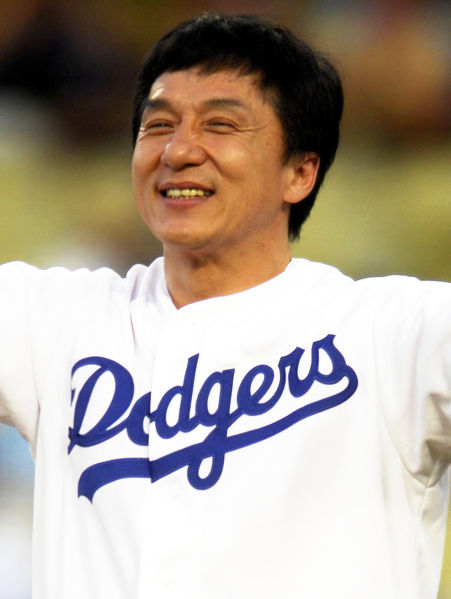 Jackie Chan<br>2008 MLB - San Diego Padres at Los Angeles Dodgers (1-11) - April 12, 2008