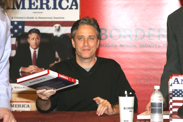 Jon Stewart;<br>Jon Stewart America Book Signing