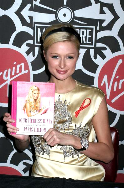 Paris Hilton<br>Paris Hilton Signs Copies of her Book Your Heiress Diary: Confess it all to Me at Virgin Megastore