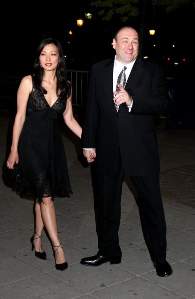 James Gandolfini, Deborah Lin<br>7th Annual Tribeca Film Festival - Vanity Fair Party - Arrivals