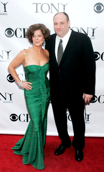 Marcia Gay Harden, James Gandolfini<br>63rd Annual Tony Awards - Arrivals