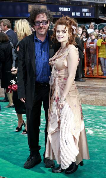 Tim Burton, Helena Bonham Carter<br>Harry Potter And The Order Of The Phoenix - London Movie Premiere - Arrivals