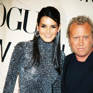 Angie Harmon; in 