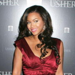 Beyonce Knowles in Usher Launches New Fragrances: Usher for Men and Usher for Women
