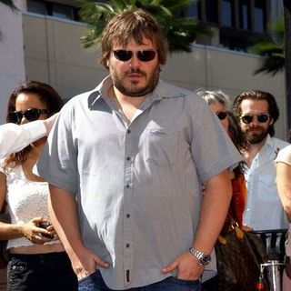 Jack Black in Tim Robbins Honored With A Star On The Hollywood Walk Of Fame