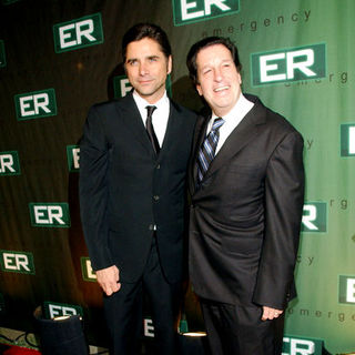 John Stamos, Peter Roth in 'ER' Finale Party - Arrivals
