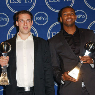 Garrett Weber-Gale;Cullen Jones; in 17th Annual ESPY Awards - Press Room