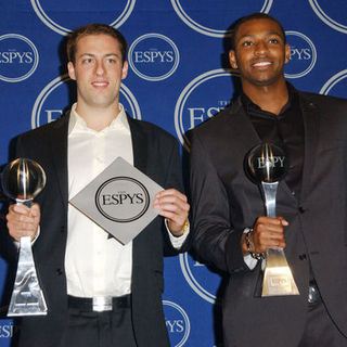Garrett Weber-Gale;Cullen Jones; in 17th Annual ESPY Awards - Press Room